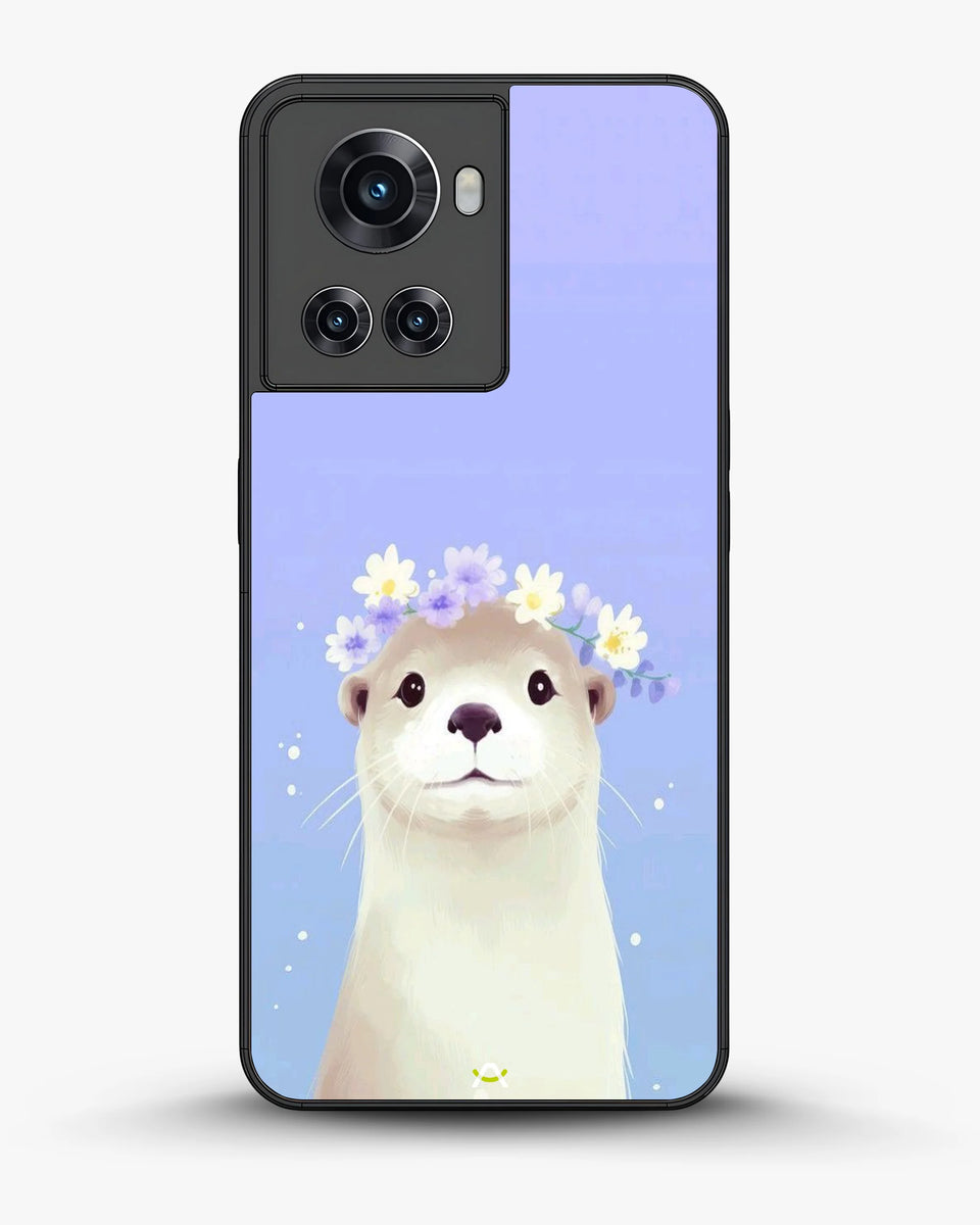 Creslia otter flower crown phone case - otter flower crown phone case oneplus 10r