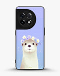 Creslia otter flower crown phone case - otter flower crown phone case oneplus 11r
