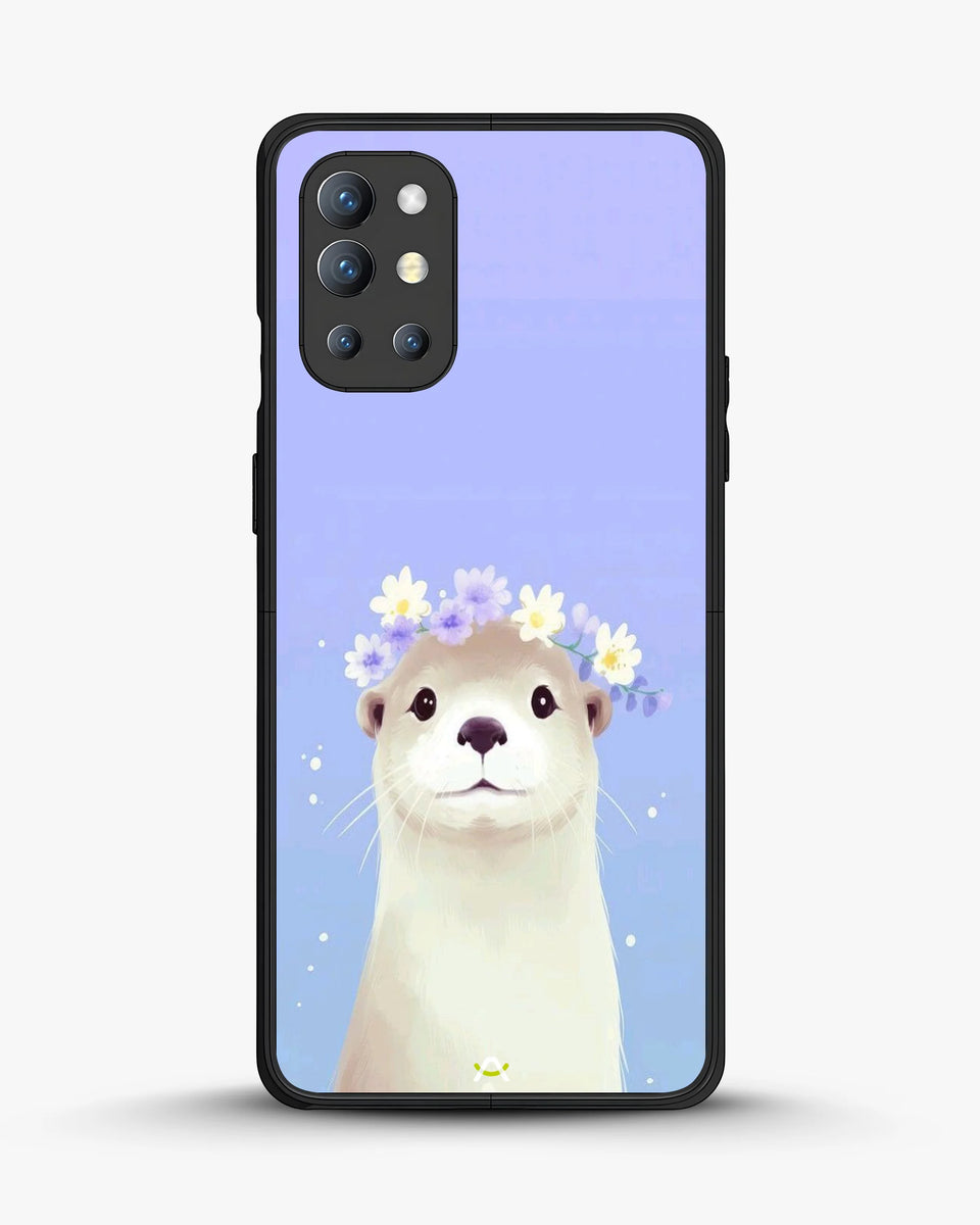 Creslia otter flower crown phone case - otter flower crown phone case oneplus 9r