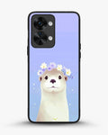Creslia otter flower crown phone case - otter flower crown phone case oneplus nord 2t