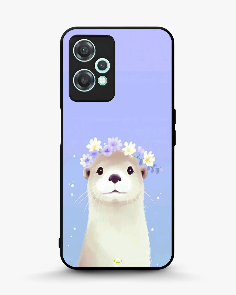 Creslia otter flower crown phone case - otter flower crown phone case oneplus nord ce2 lite