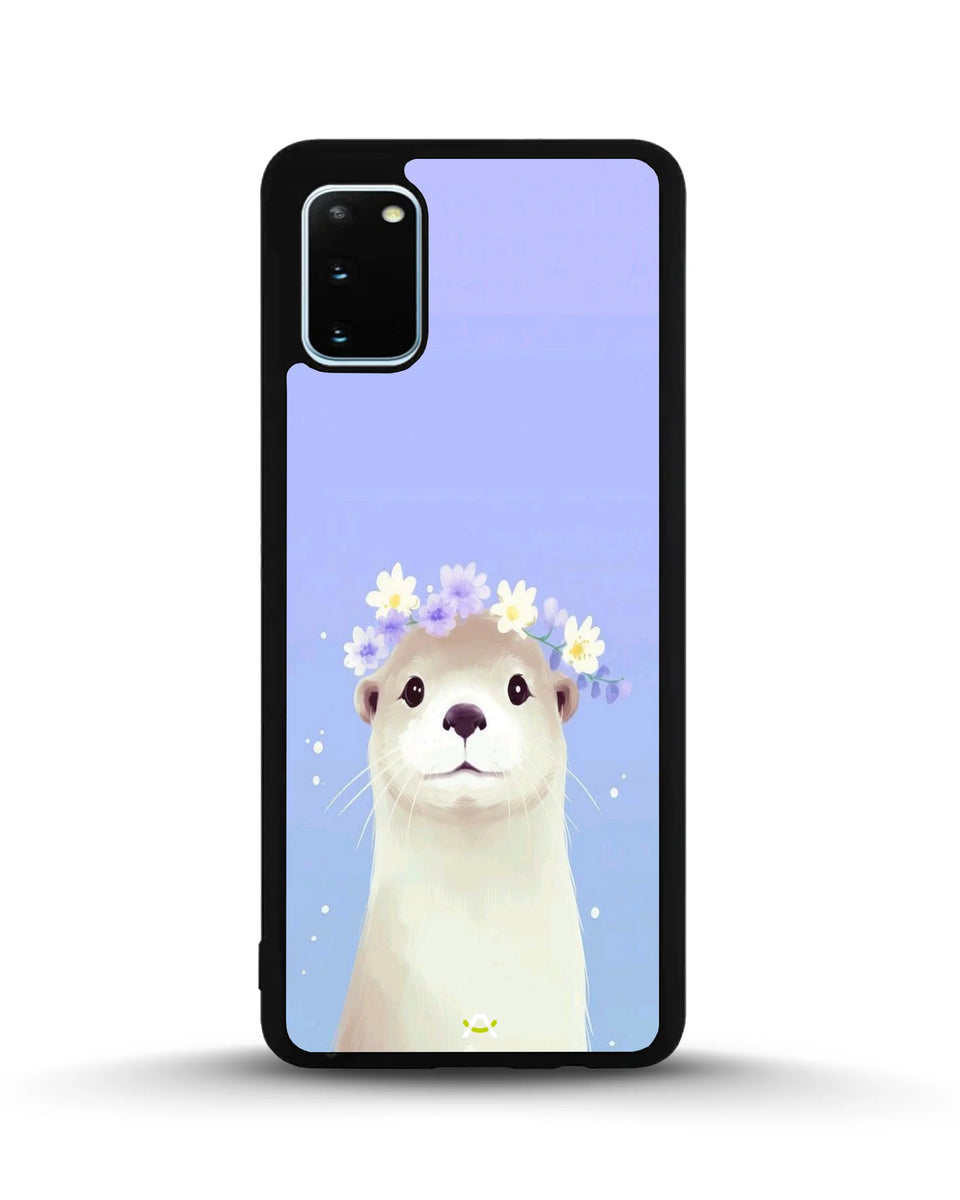 Creslia otter flower crown phone case - otter flower crown phone case samsung galaxy s20 fe