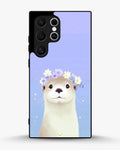 Creslia otter flower crown phone case - otter flower crown phone case samsung galaxy s22 ultra