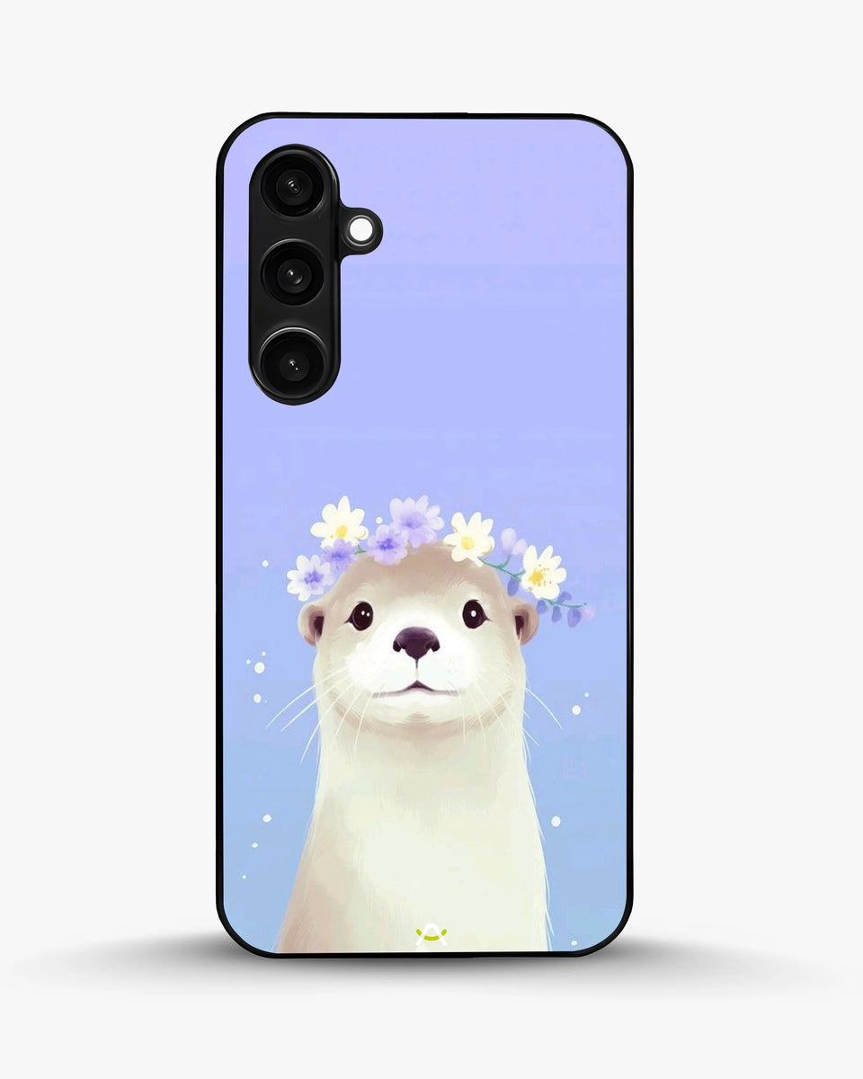 Creslia otter flower crown phone case - otter flower crown phone case samsung galaxy s23 fe