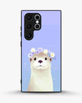 Creslia otter flower crown phone case - otter flower crown phone case samsung galaxy s24 ultra