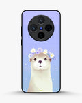 Creslia otter flower crown phone case - otter flower crown phone case vivo x200