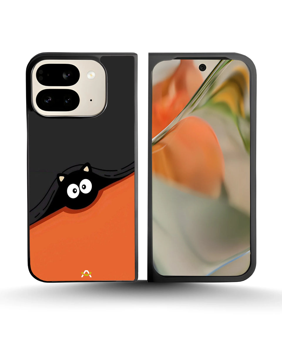 Creslia peeking cat phone case - peeking cat phone case google pixel 10 pro fold