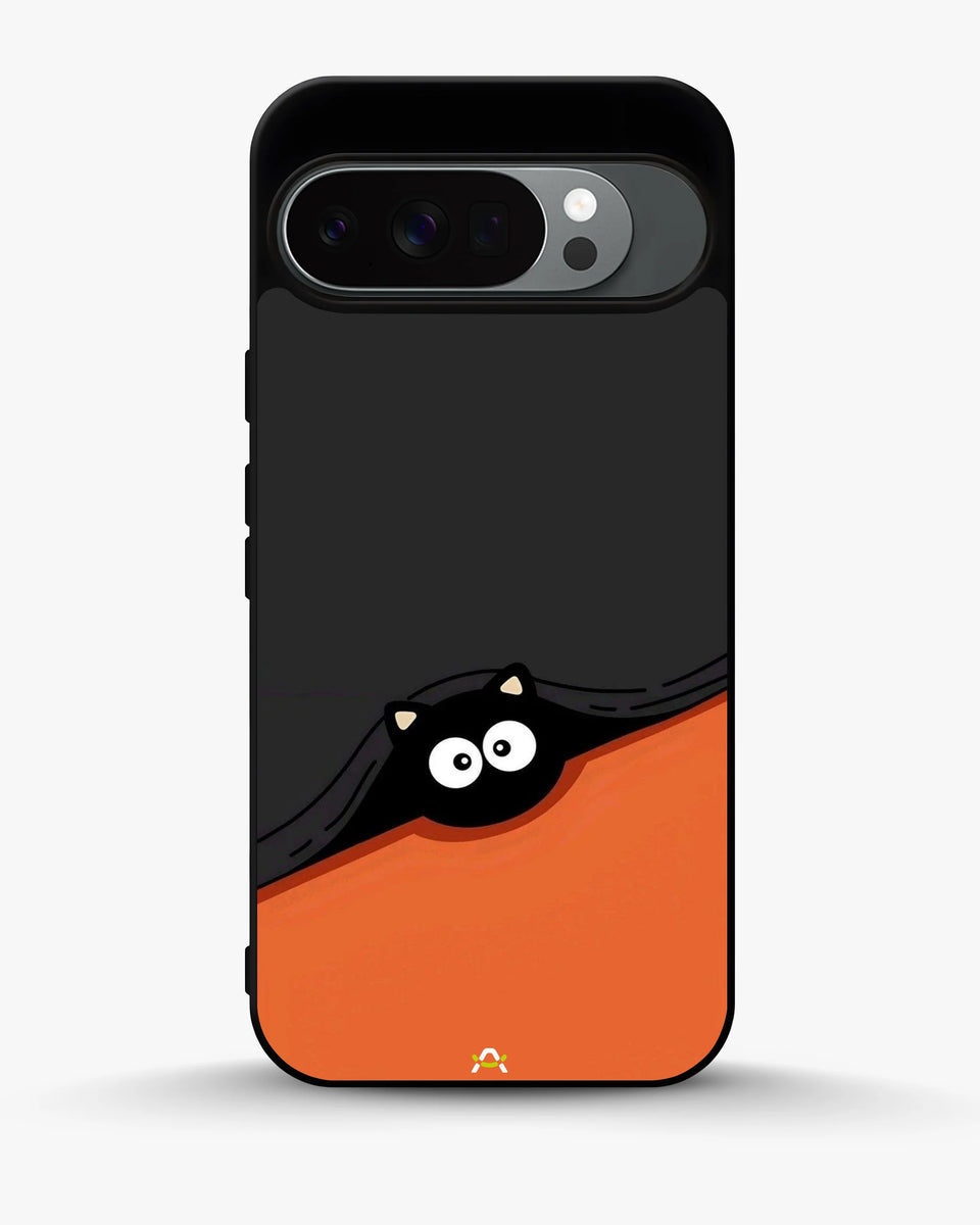 Creslia peeking cat phone case - peeking cat phone case google pixel 10 pro