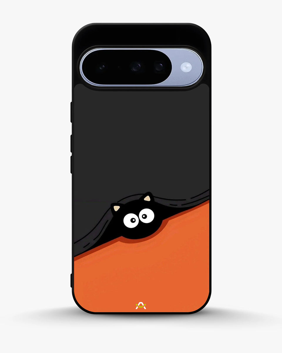 Creslia peeking cat phone case - peeking cat phone case google pixel 10