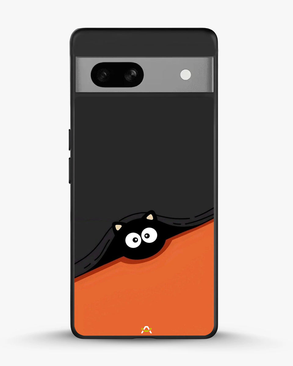 Creslia peeking cat phone case - peeking cat phone case google pixel 7a