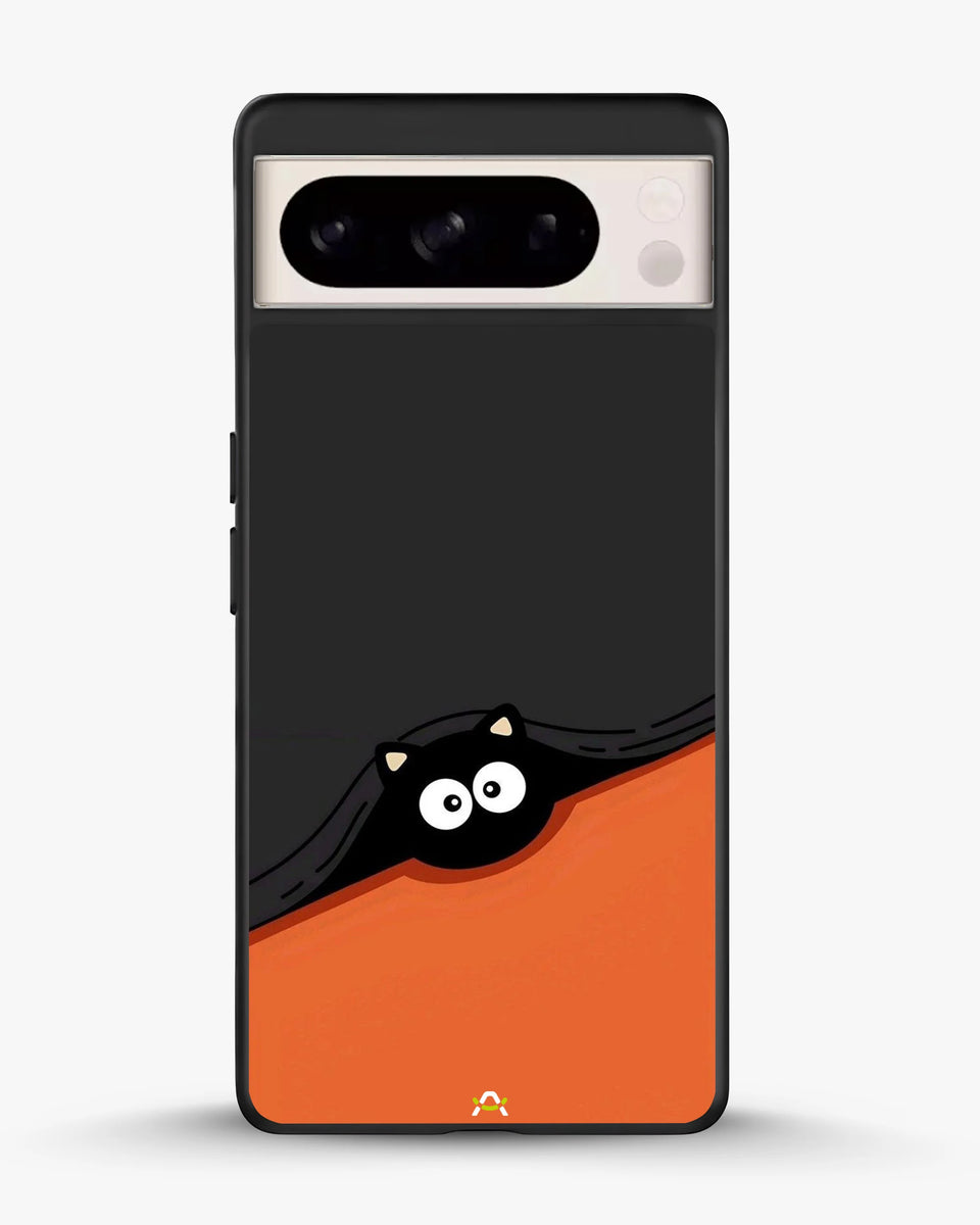 Creslia peeking cat phone case - peeking cat phone case google pixel 8 pro