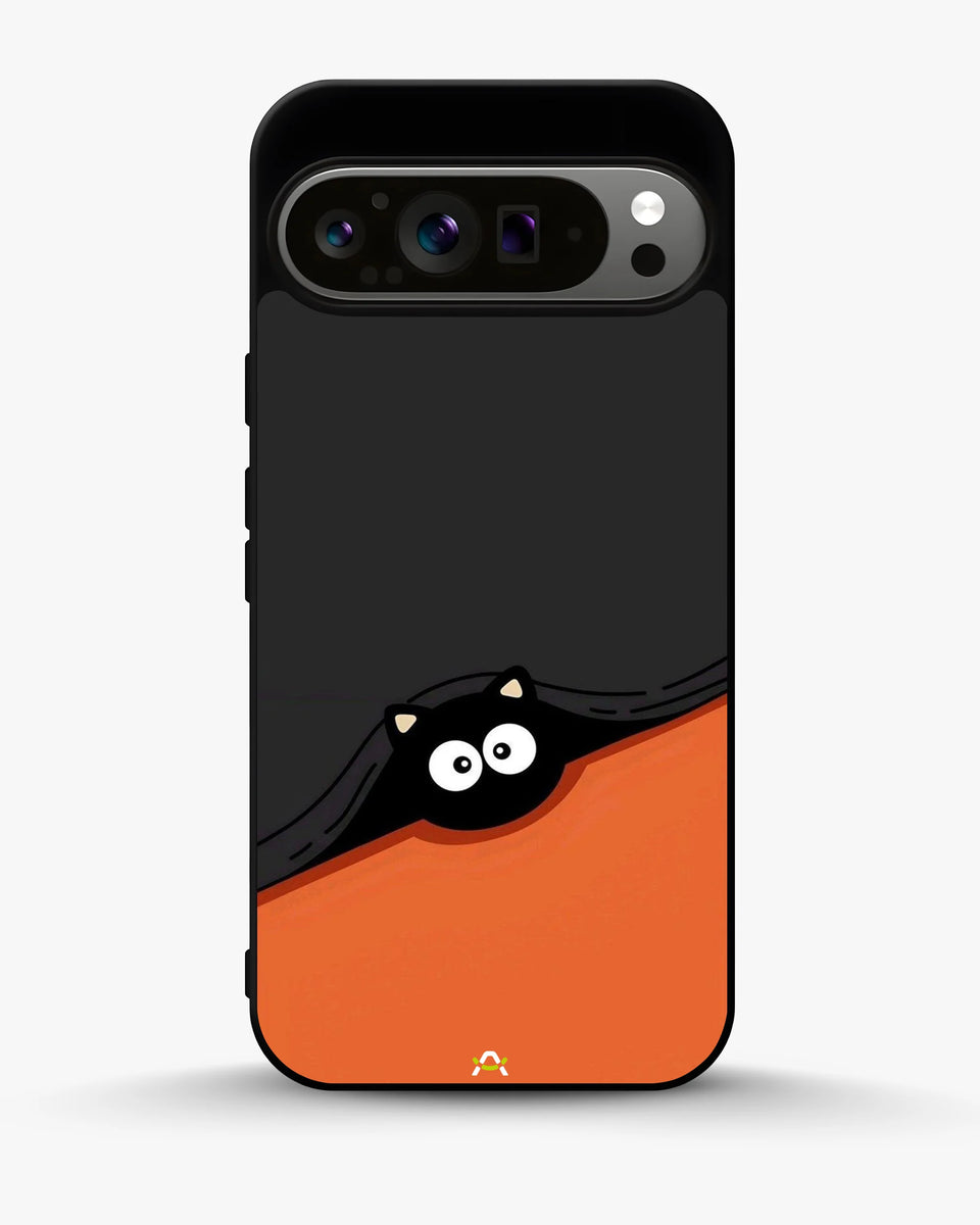 Creslia peeking cat phone case - peeking cat phone case google pixel 9 pro xl
