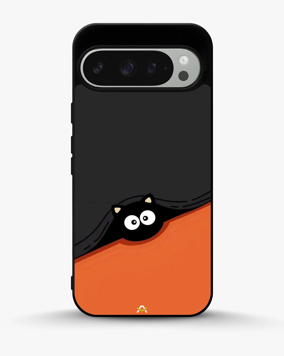 Creslia peeking cat phone case - peeking cat phone case google pixel 9 pro