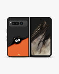Creslia peeking cat phone case - peeking cat phone case google pixel fold