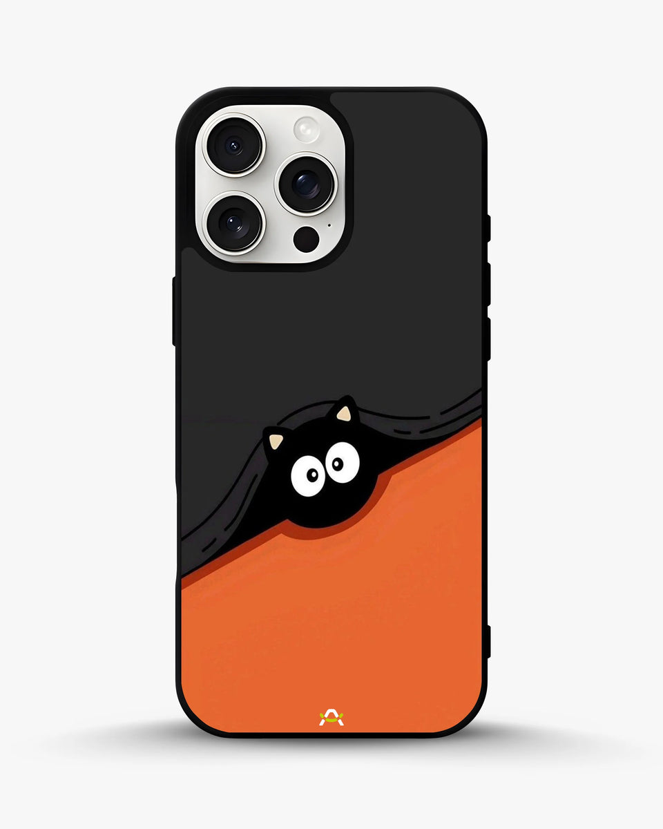 Creslia peeking cat phone case - peeking cat phone case iphone 14 pro