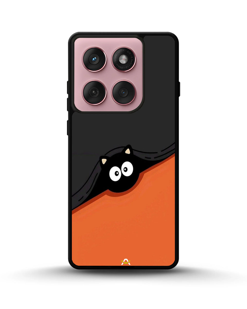 Creslia peeking cat phone case - peeking cat phone case motorola edge 2025