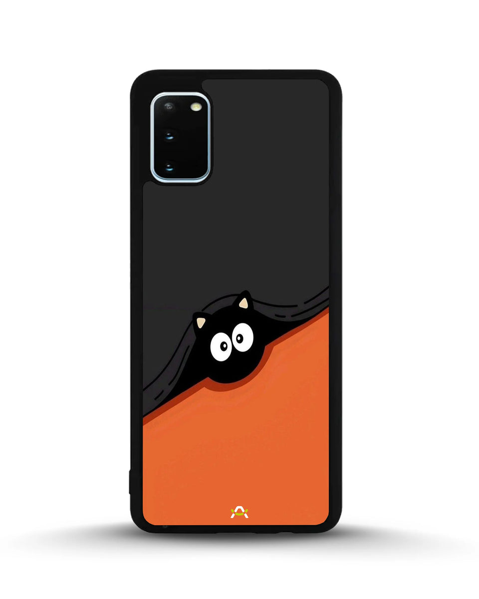 Creslia peeking cat phone case - peeking cat phone case samsung galaxy s20 fe