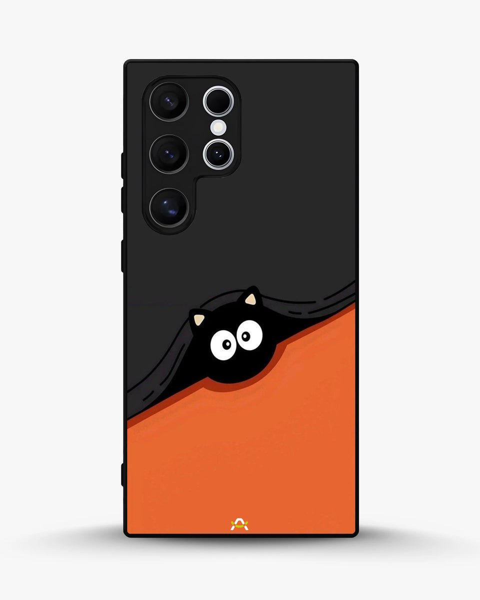 Creslia peeking cat phone case - peeking cat phone case samsung galaxy s24 ultra