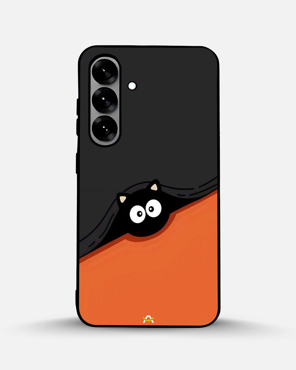 Creslia peeking cat phone case - peeking cat phone case samsung galaxy s25