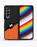Creslia peeking cat phone case - peeking cat phone case samsung galaxy z fold 4