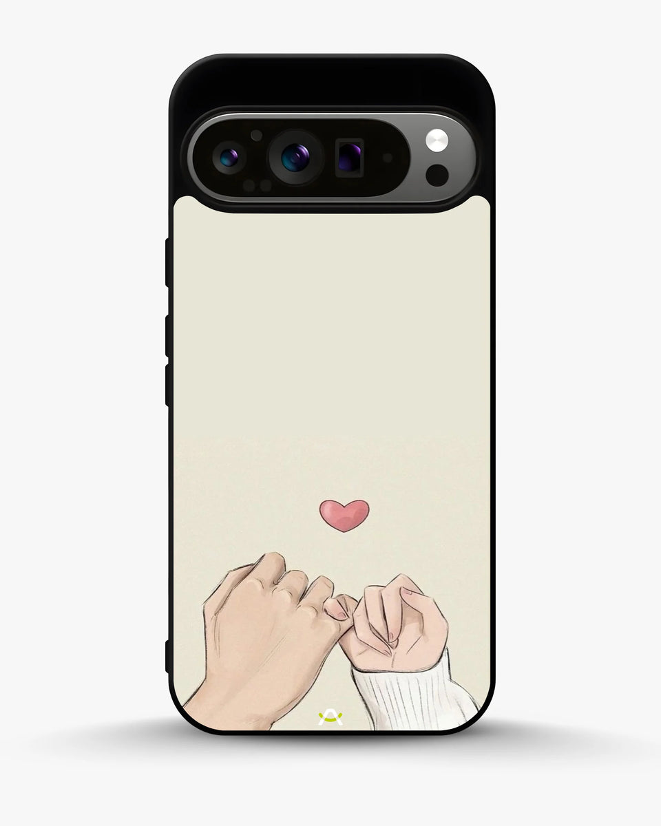 Creslia pinky promise heart phone case - pinky promise heart phone case google pixel 9 pro xl