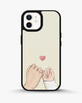 Creslia pinky promise heart phone case - pinky promise heart phone case iphone 12