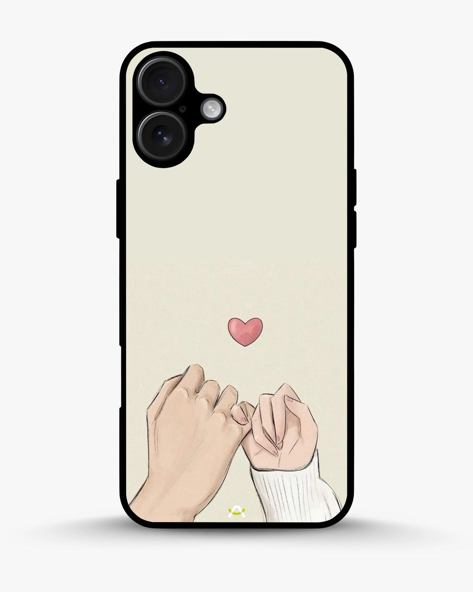 Creslia pinky promise heart phone case - pinky promise heart phone case iphone 16 plus