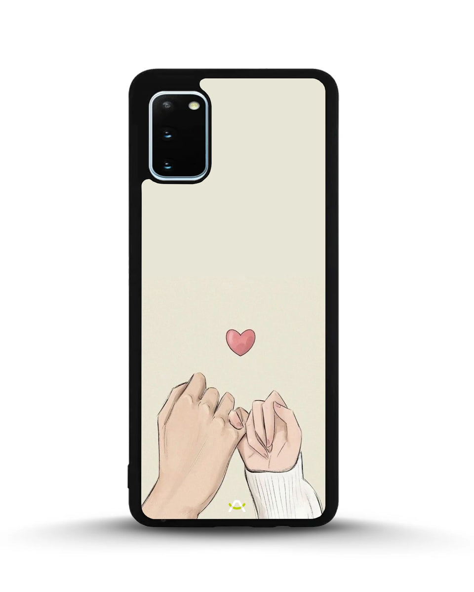 Creslia pinky promise heart phone case - pinky promise heart phone case samsung galaxy s20 fe