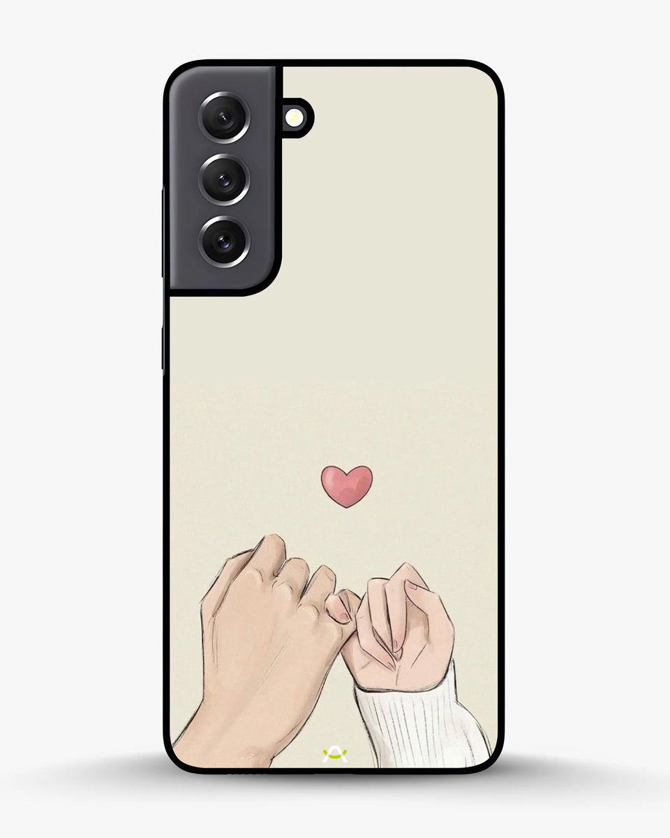 Creslia pinky promise heart phone case - pinky promise heart phone case samsung galaxy s21 fe