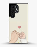 Creslia pinky promise heart phone case - pinky promise heart phone case samsung galaxy s22 ultra