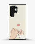 Creslia pinky promise heart phone case - pinky promise heart phone case samsung galaxy s23 ultra