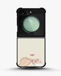 Creslia pinky promise heart phone case - pinky promise heart phone case samsung galaxy z flip 5