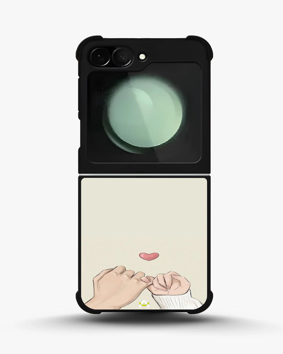 Creslia pinky promise heart phone case - pinky promise heart phone case samsung galaxy z flip 6