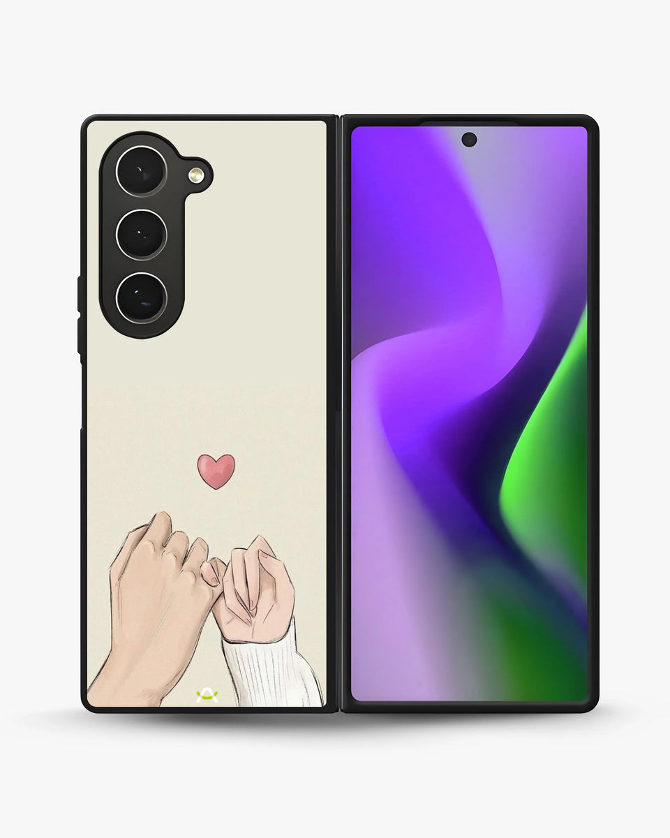 Creslia pinky promise heart phone case - pinky promise heart phone case samsung galaxy z fold 6