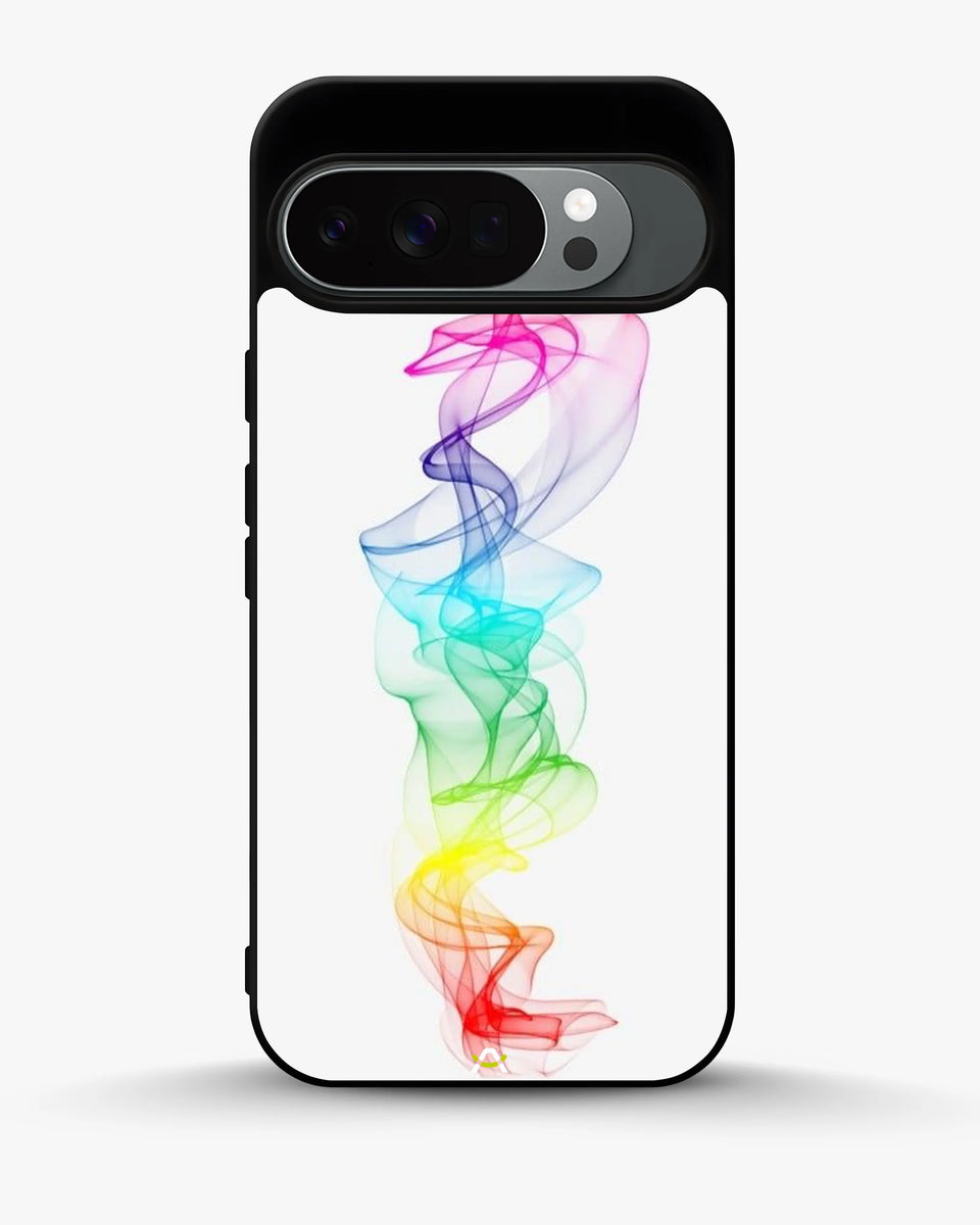 Creslia rainbow smoke phone case - rainbow smoke phone case google pixel 10 pro