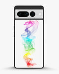 Creslia rainbow smoke phone case - rainbow smoke phone case google pixel 7 pro