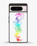 Creslia rainbow smoke phone case - rainbow smoke phone case google pixel 8 pro
