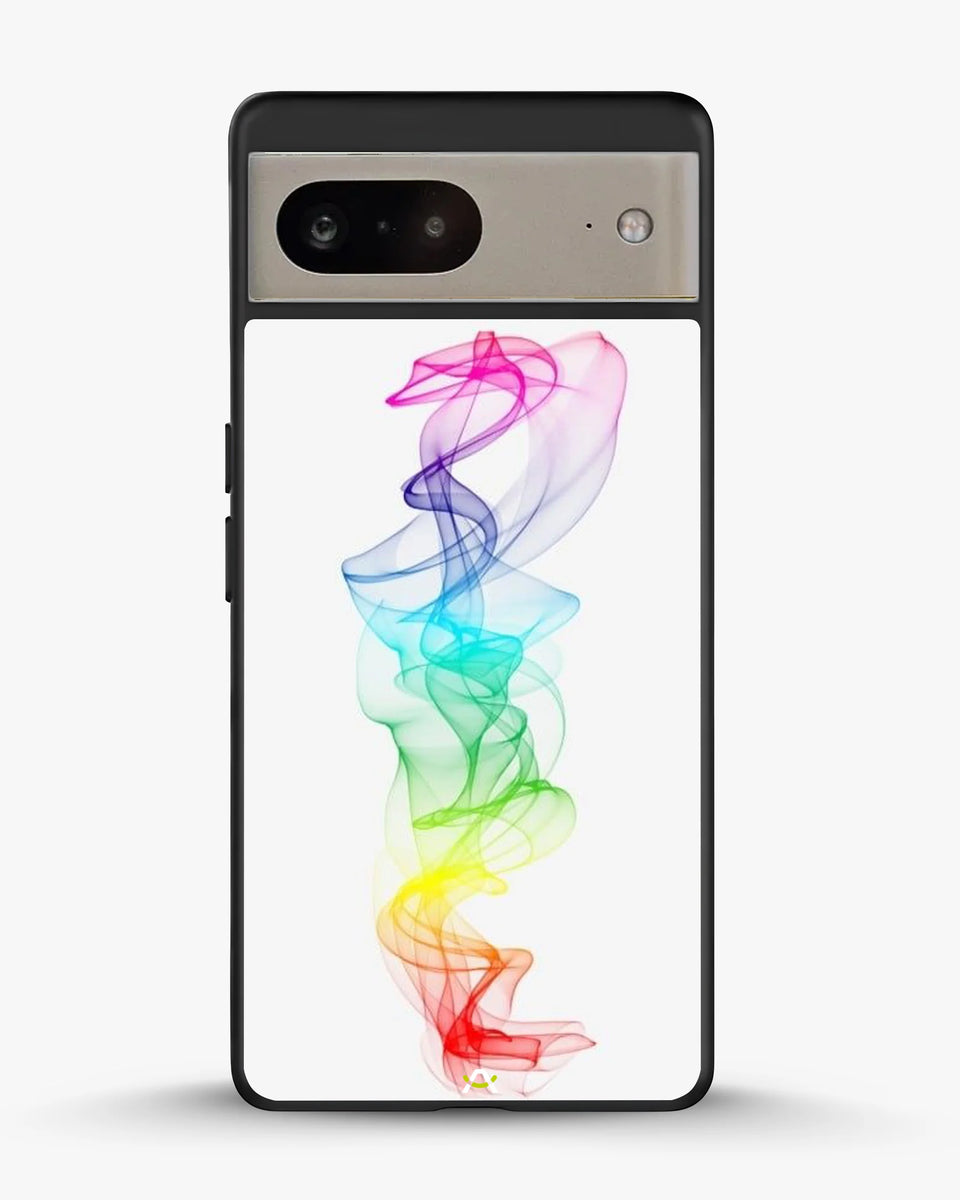 Creslia rainbow smoke phone case - rainbow smoke phone case google pixel 8a
