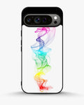 Creslia rainbow smoke phone case - rainbow smoke phone case google pixel 9 pro xl