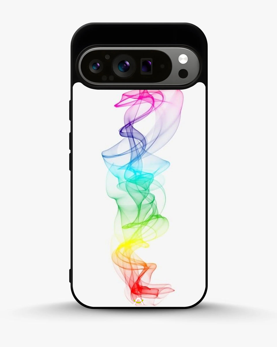 Creslia rainbow smoke phone case - rainbow smoke phone case google pixel 9 pro xl