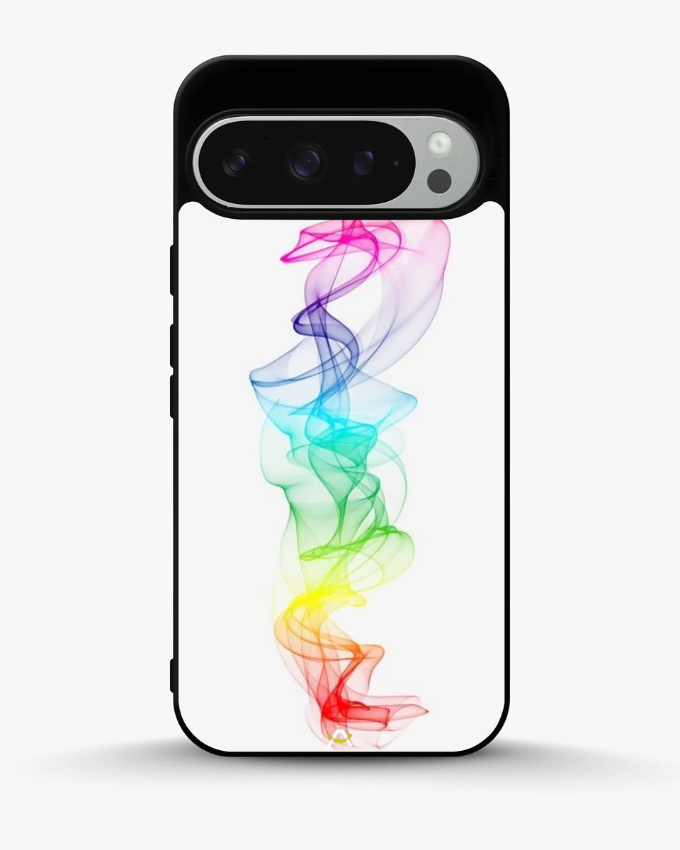 Creslia rainbow smoke phone case - rainbow smoke phone case google pixel 9 pro