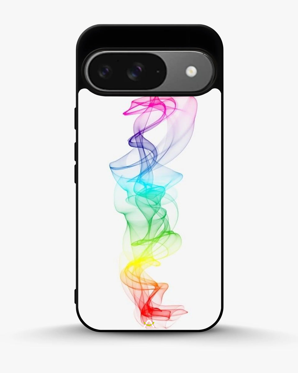 Creslia rainbow smoke phone case - rainbow smoke phone case google pixel 9