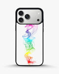 Creslia rainbow smoke phone case - rainbow smoke phone case iphone 17 pro max