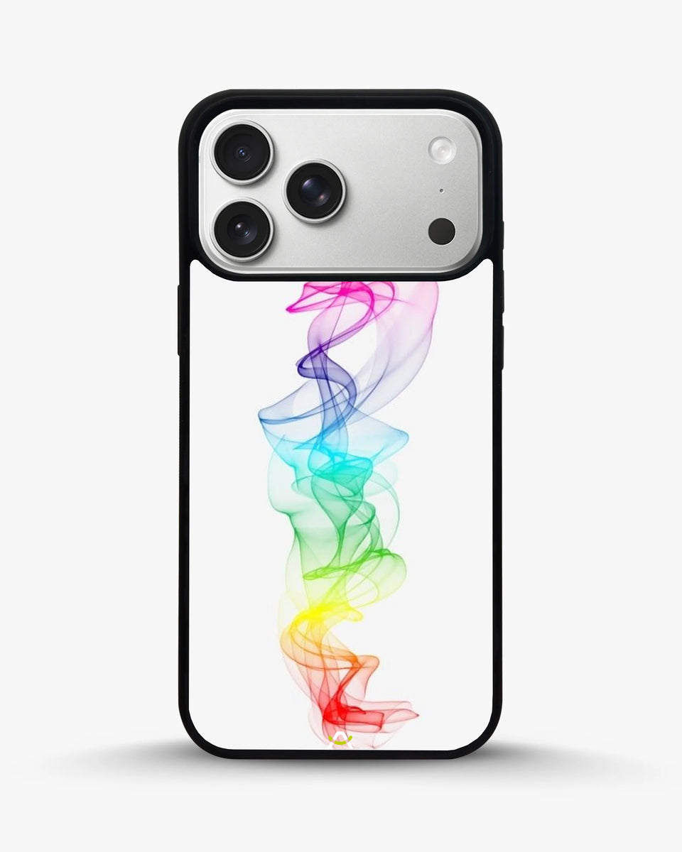 Creslia rainbow smoke phone case - rainbow smoke phone case iphone 17 pro max
