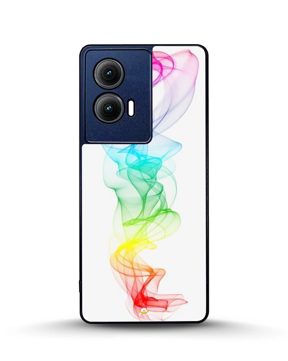 Creslia rainbow smoke phone case - rainbow smoke phone case motorola edge 2024