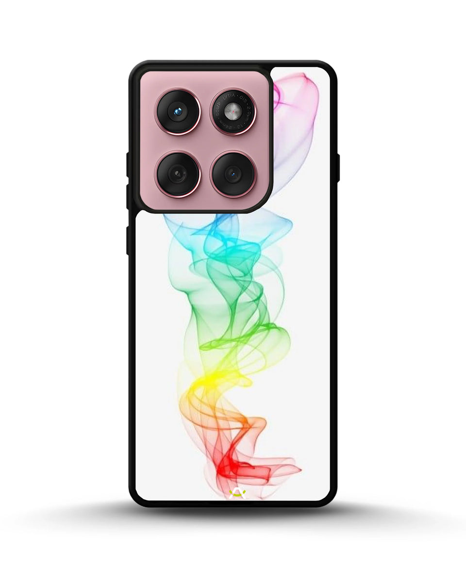 Creslia rainbow smoke phone case - rainbow smoke phone case motorola edge 2025