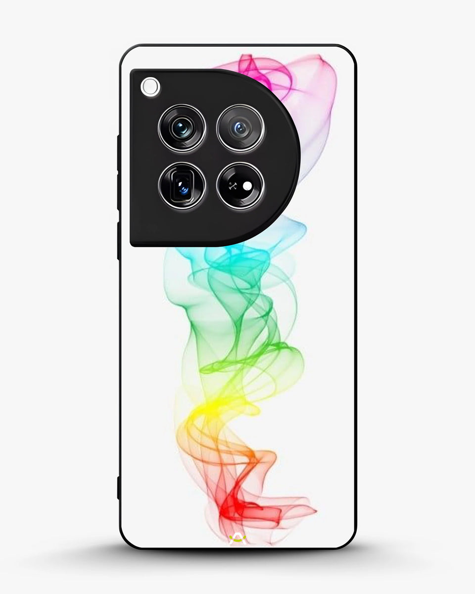 Creslia rainbow smoke phone case - rainbow smoke phone case oneplus 12r