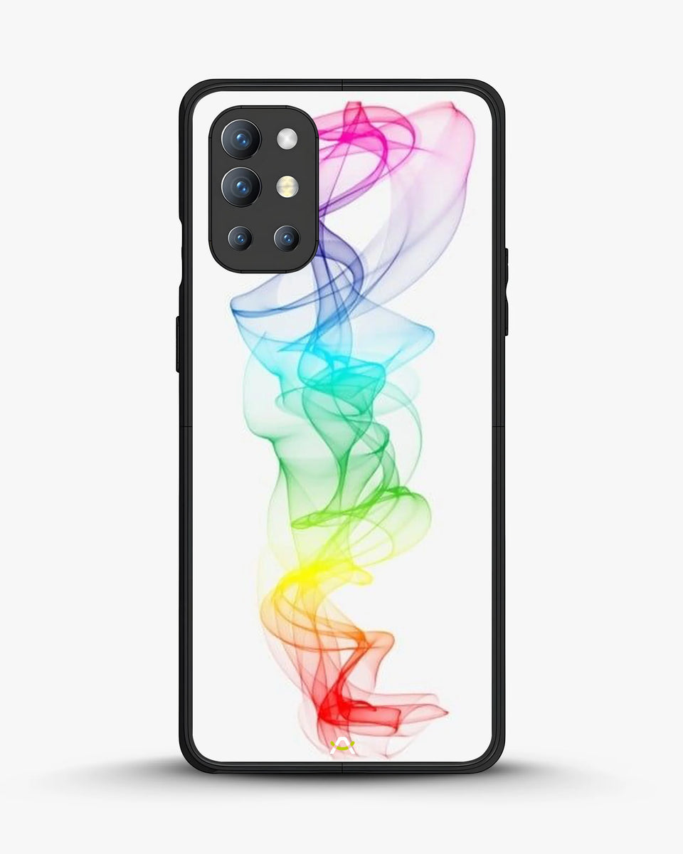 Creslia rainbow smoke phone case - rainbow smoke phone case oneplus 9r