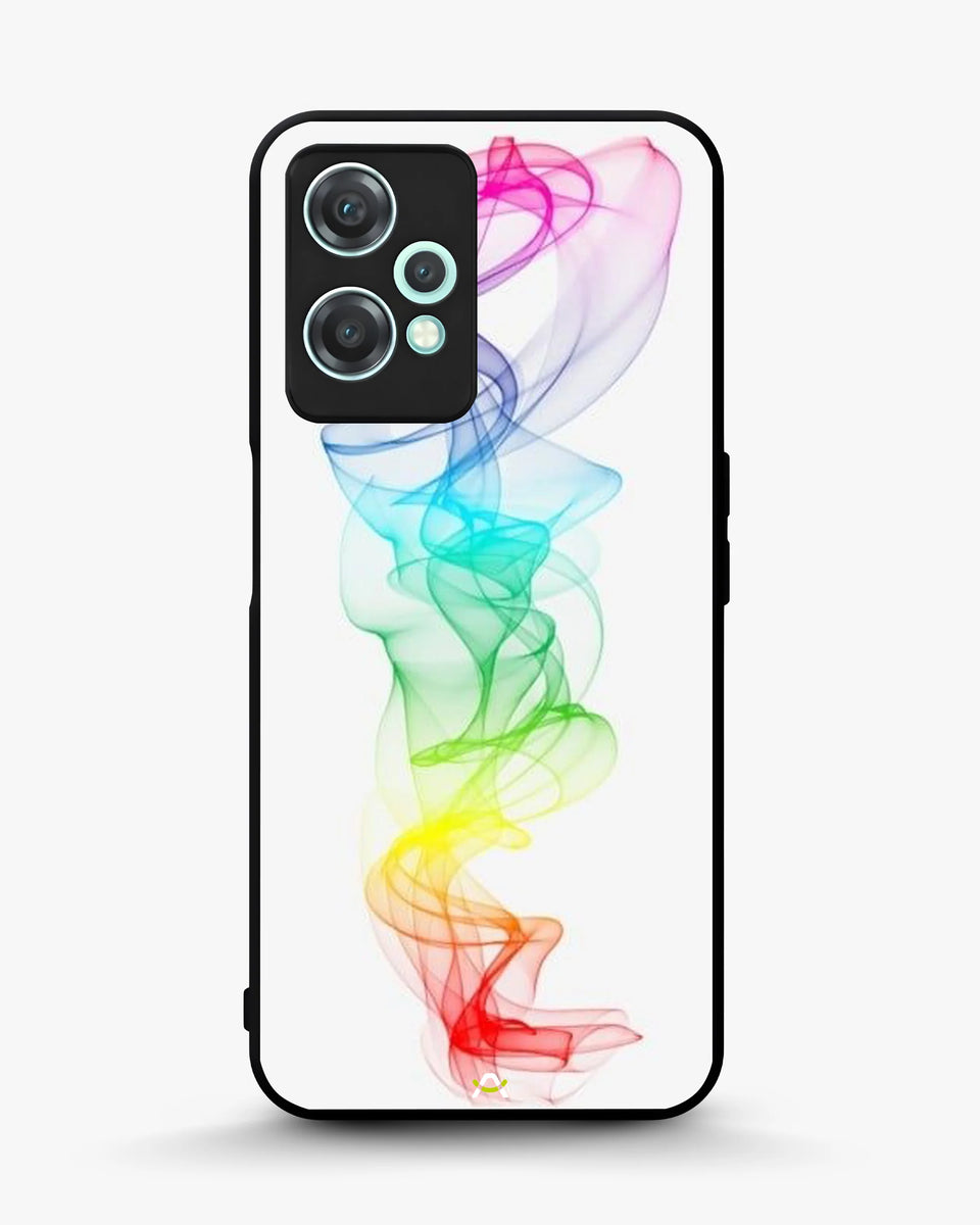 Creslia rainbow smoke phone case - rainbow smoke phone case oneplus nord ce2 lite