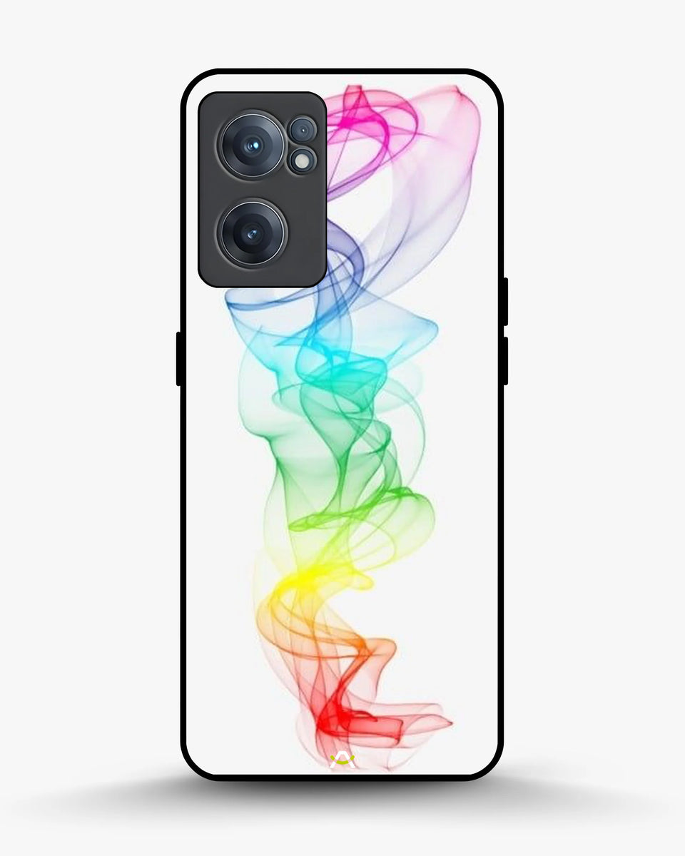 Creslia rainbow smoke phone case - rainbow smoke phone case oneplus nord ce2